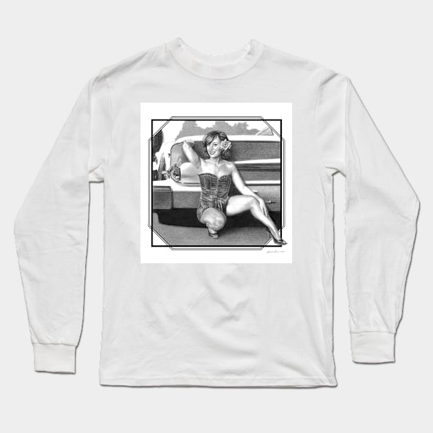 FLOWER GIRL Long Sleeve T-Shirt by allthumbs